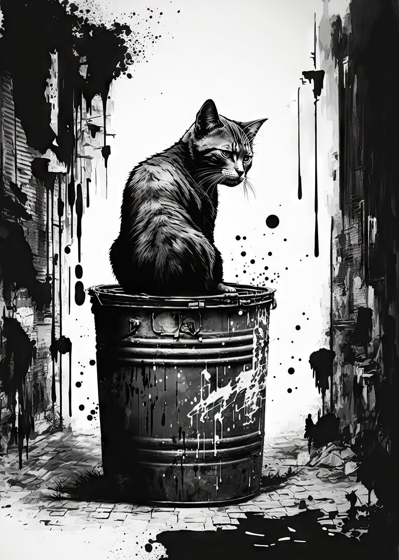 Alley Cat ~

The hustle of the endless days,
foragin’ in alleyways.
The duck and dive of endless night,
avoidin’ things too big to fight.
Ain’t scared, ya get me, but I got eyes!
Livin’ on the street, it makes ya wise.
I’m an alley cat! That’s that!

#vss365 #fight 

- DigitalArt