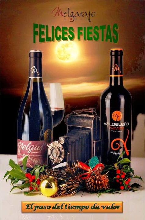 Bodegas Melgarajo les desea Felices fiestas Navideñas