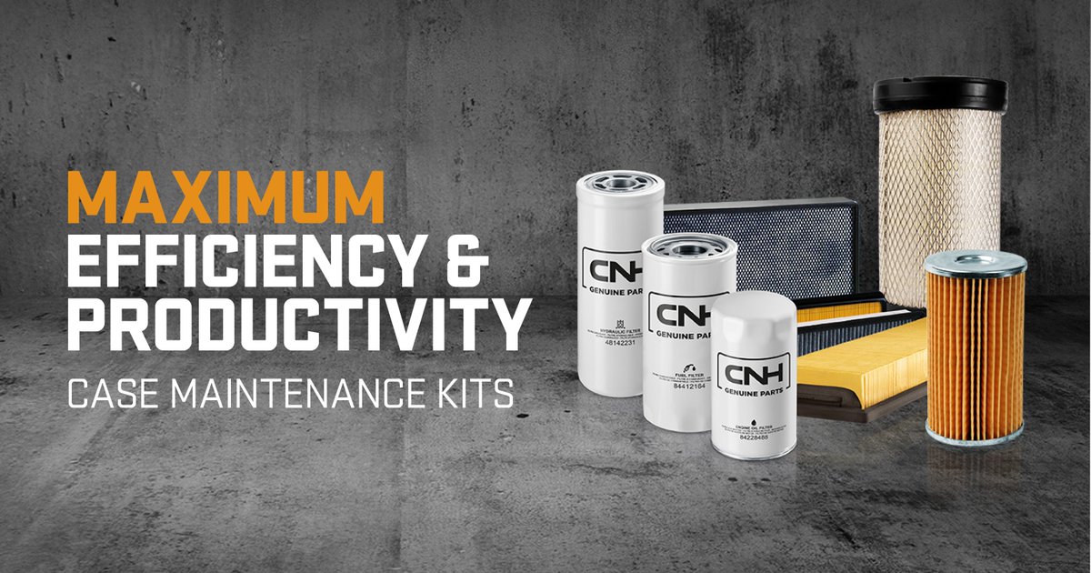 CaseCE's tweet image. Regular maintenance is crucial for the longevity and reliability of construction equipment. Using maintenance kits offers key benefits including convenience, cost savings, enhanced performance, improved safety and increased resale value.

Shop now at ow.ly/6U5m50XIr9M.
