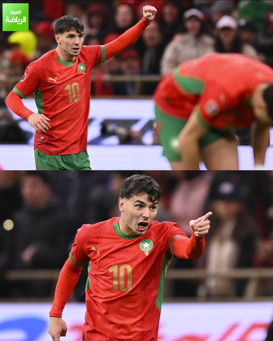 احتفال إبراهيم دياز بهدفه في مرمى جزر القمر 