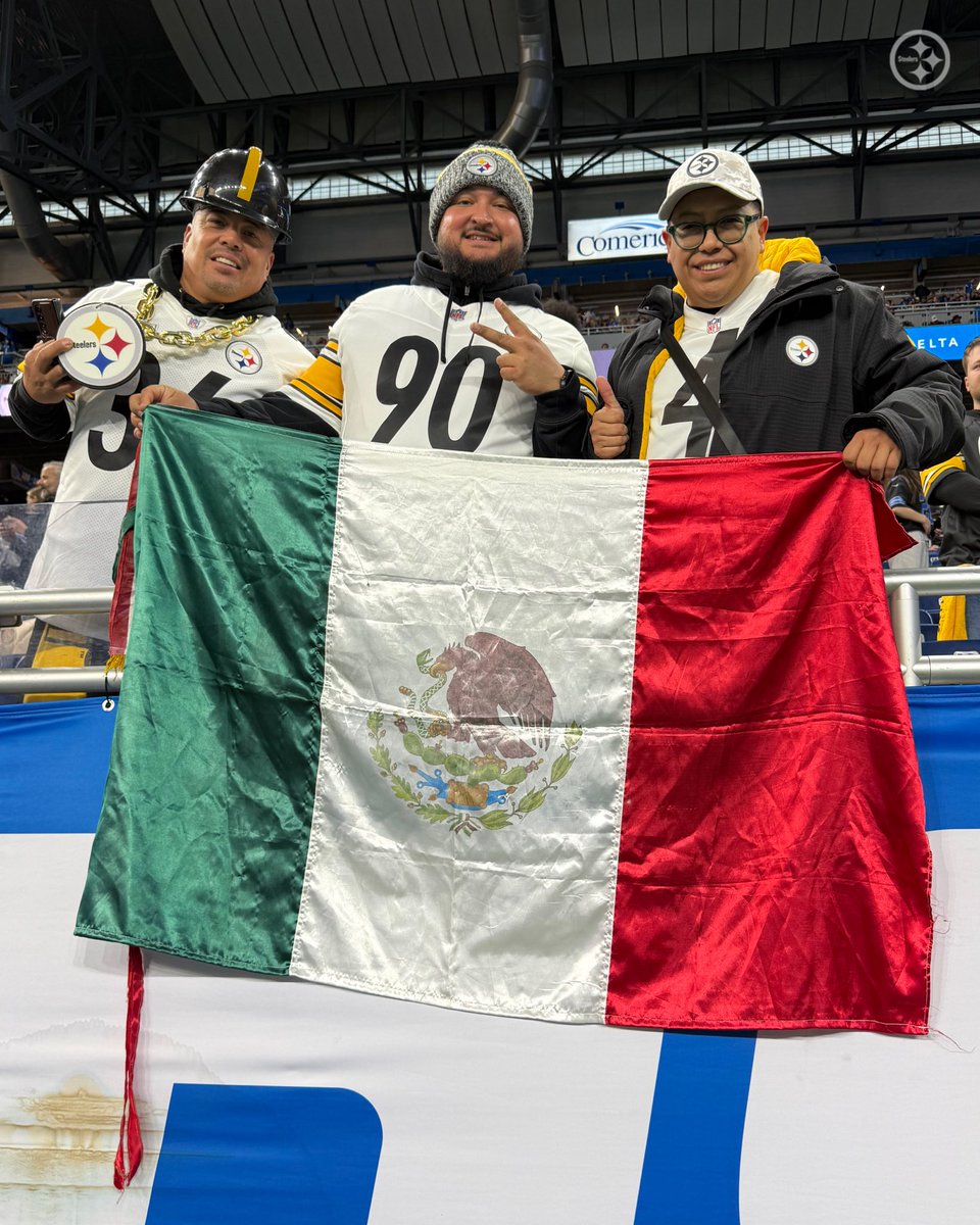 LosSteelers's tweet image. De México para el mundo. ¡Gracias por siempre acompañarnos! 🖤💛🇲🇽

@SteelersUnite I @nflmx