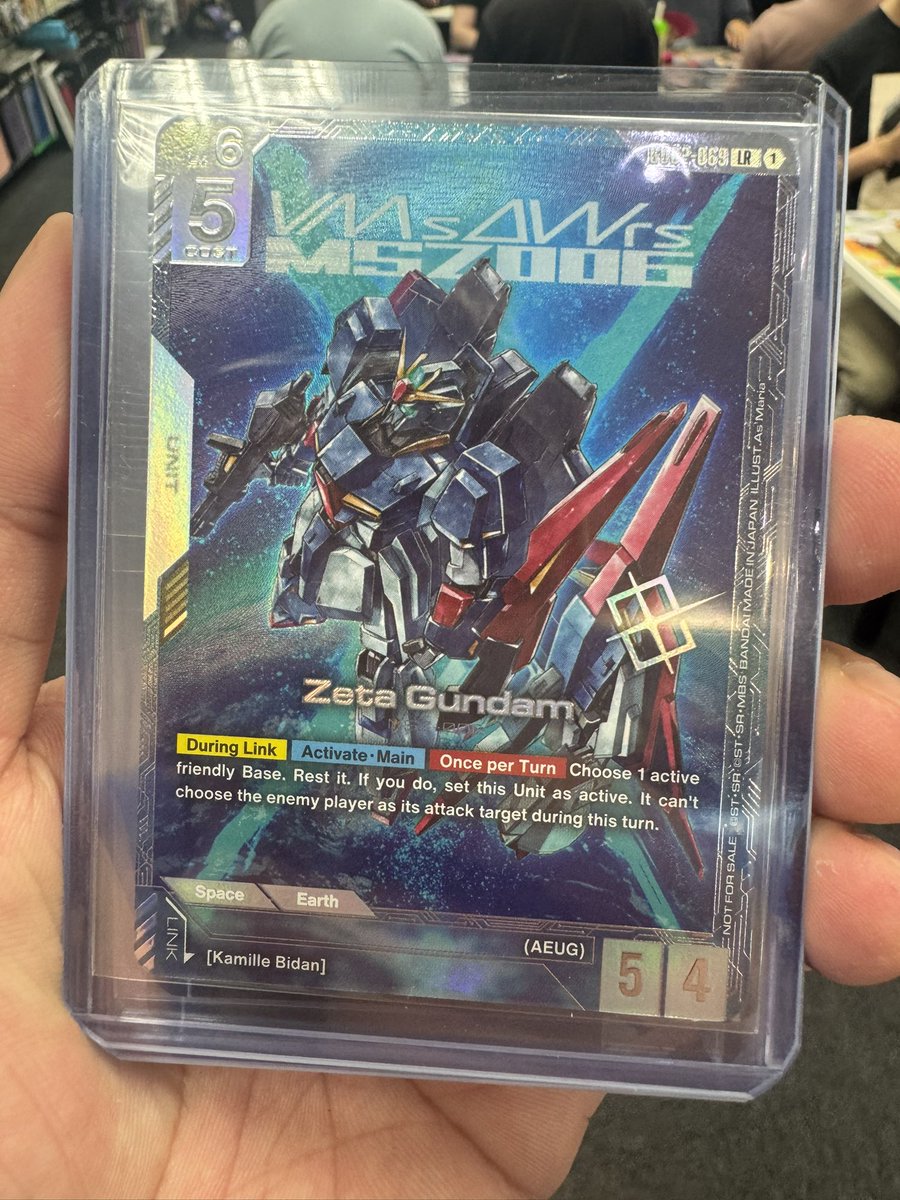 Newtype Challenge 2025 Mission 2 Winner Card. #GundamTCG #GCG #ZetaGundam 🤖🤖🤖