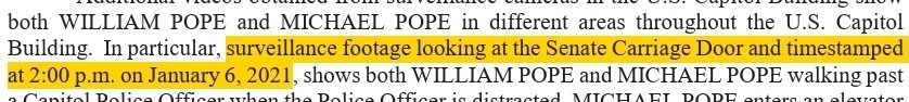 FreeStateWill's tweet image. According to the government's false January 6 allegations against me, my brother and I were in the Capitol at 2 p.m. which was twelve minutes before anyone climbed in the first window.

One of the many FBI lies in the charging documents!