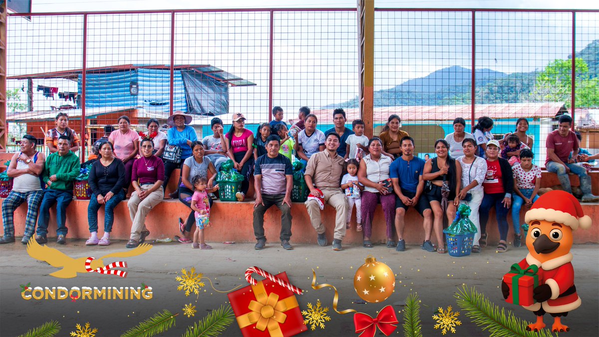 condormining's tweet image. 🎄 #Navidad

Durante el año construimos cercanía y confianza en territorio. En estas fechas, esos vínculos se reflejan en encuentros que reafirman nuestro compromiso de generar oportunidades reales junto a las comunidades.

#Navidad2025  #ValorCompartido #Condormining #Silvercorp