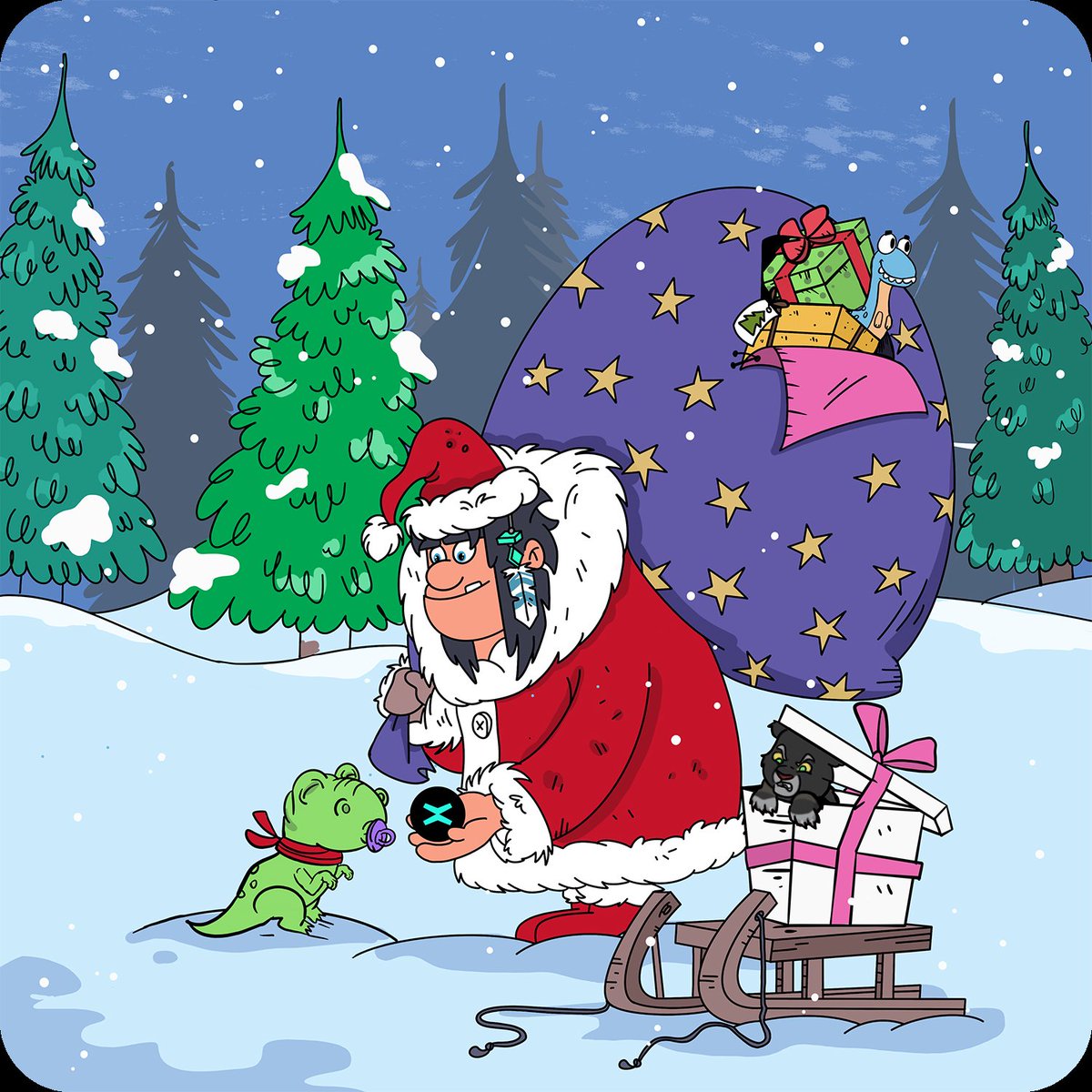 I AM TEAM SANTA! 

Protect Christmas at all costs, We will not let Grinch win.

#BoogasHolidayClash - Santa vs Grinch 

The Game of the Season!