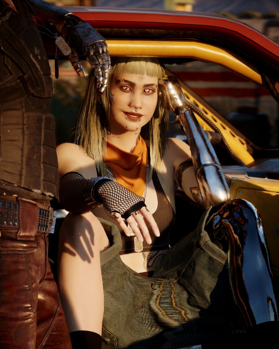 here’s vivian catching feelings. 🧡

#Cyberpunk2077 #Cyberpunk2077Photomode #VirtualPhotography