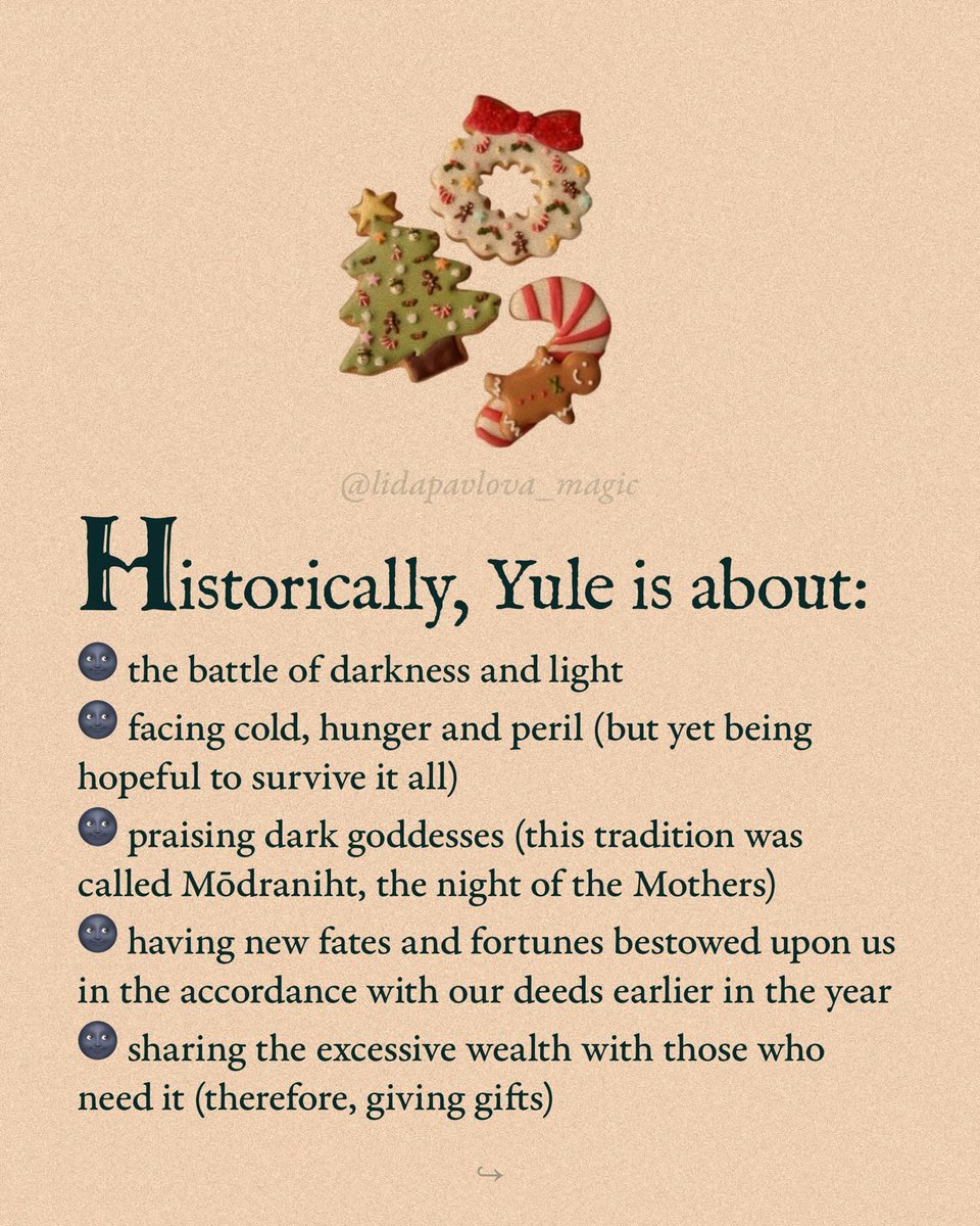 JustusOakwolf's tweet photo. Many of our #Christmas traditions, such as decorating a fir tree and gathering with family, come from #yuletide traditions. As a #Christopagan, I enjoy celebrating both of these holidays. https://t.co/Z4Jt9XEMyF