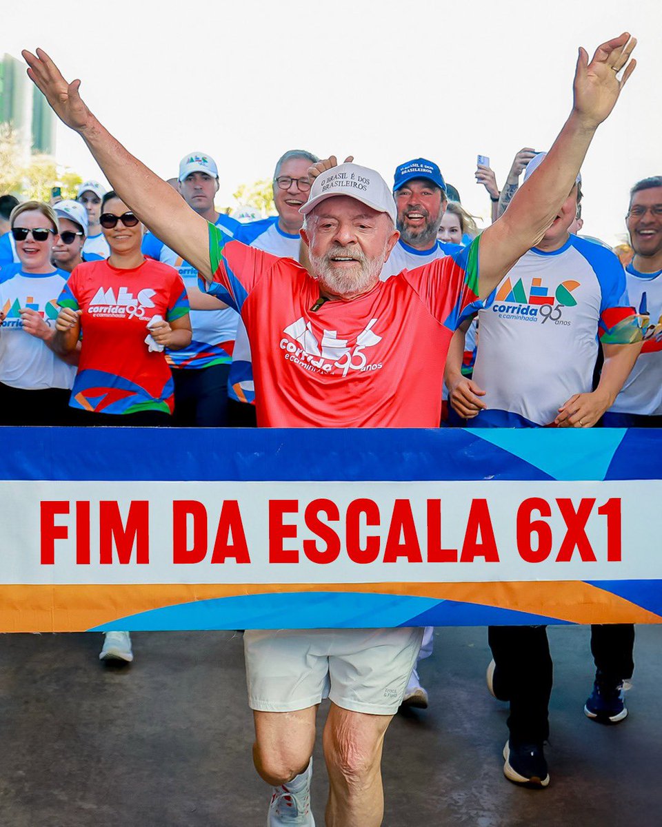 A luta pelo fim da escala 6x1 é a luta por saúde, lazer e qualidade de vida para a classe trabalhadora.

FIM DA ESCALA 6X1 JÁ!