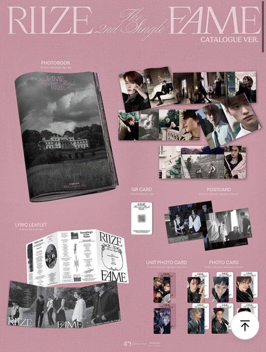 cherrypeach82's tweet photo. 라이즈  Fame 카탈로그 버전 (포토북x) 미개봉 앨범 판매합니다 
wts riize unopened sealed album  catalogue ver. 

장당 0.6 
배송비별도 

반택가능
일반택배 가능 

riize 쇼타로 은석 성찬 원빈 앤톤 소희 shotaro eunseok sungchan wonbin sohee anton https://t.co/G5najL2CTC