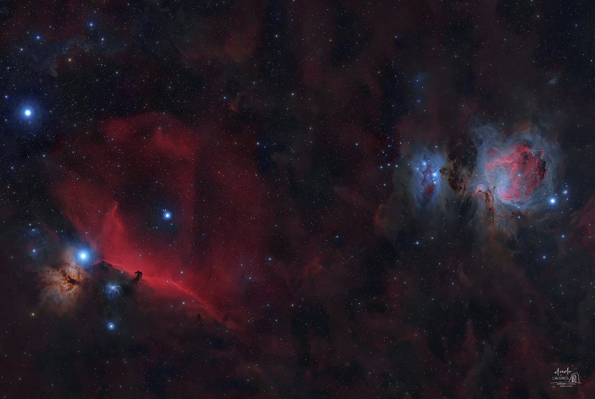 Hoy en #cielosESA...

<a href="/lorenzocordero/">LORENZO CORDERO</a> nos envía esta impresionante imagen de las nubes de gas de las nebulosas más importantes de la constelación de Orión

¡Muchas gracias <a href="/lorenzocordero/">LORENZO CORDERO</a> por tu foto!
Etiqueta tus 📸📸con #cielosESA