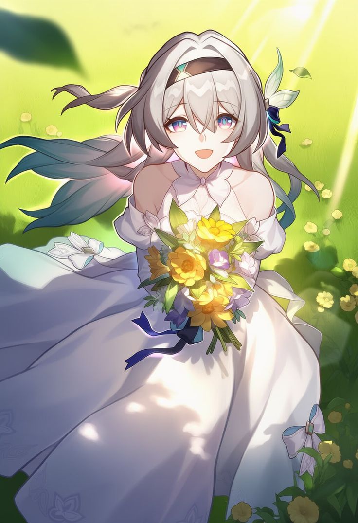 1Sonicracingfan's tweet photo. Firefly in wedding dress 👰🏻💐
#HonkaiStarRail #Firefly #FireflyHSR https://t.co/EQSUVnTFbH