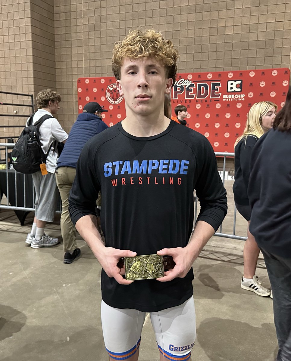 NPGrizzlyWREST's tweet photo. 2025 KC Stampede 138 lb Champion
Brody Kell ‘27
Taking out the 1 seed, and ranked 19 in the nation, K. Meink of Millard South (NE) in the process.
College coaches, keep an eye on him. Will be an amazing pickup for any program.
#RelentlessPursuit #WeAre #NorthPoint https://t.co/rqhM5XhTlm
