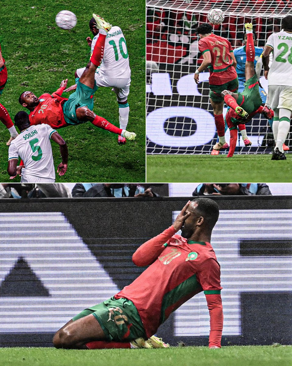 ESPNAfrica's tweet image. Ayoub El Kaabi may have already bagged a goal of the tournament contender 🤯

The celebration was clean ✨