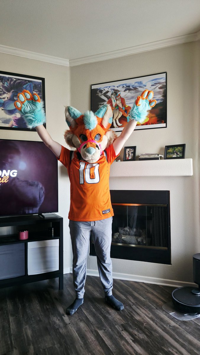 Would I make a good Broncos mascot? Go #BroncosCountry !!! 🦊💙
