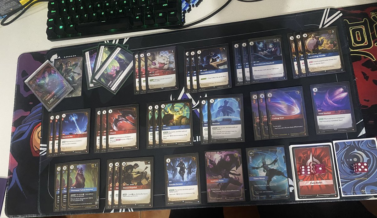 Hoy se disputó el primer Skirmish de Riftbound en Cañon Cosmo, donde <a href="/aleerguez_/">IRL yuki</a> no pudo clasificar al top 8 con su mazo de Kai’Sa.

GGWP a nuestro remolino y suerte para la próxima :) 

Os dejamos la decklist 👇🏻

#IRL ⚡️🌪️