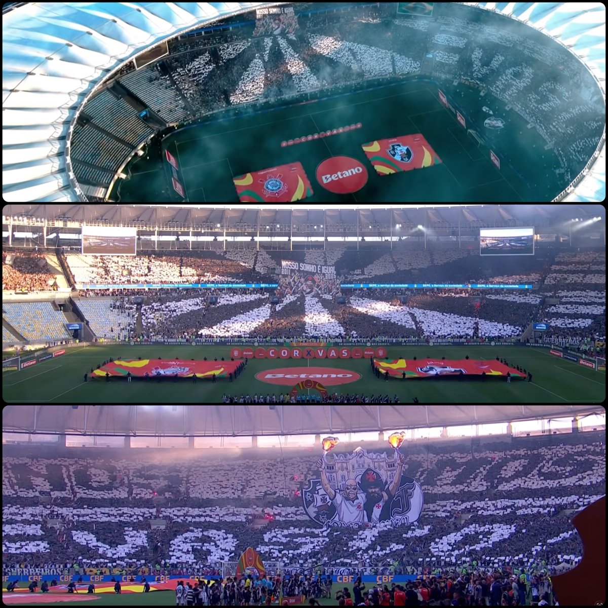 br_dadepressao's tweet photo. O mosaico 3D mais bonito da história do Maracanã. https://t.co/w2dprQlUQV