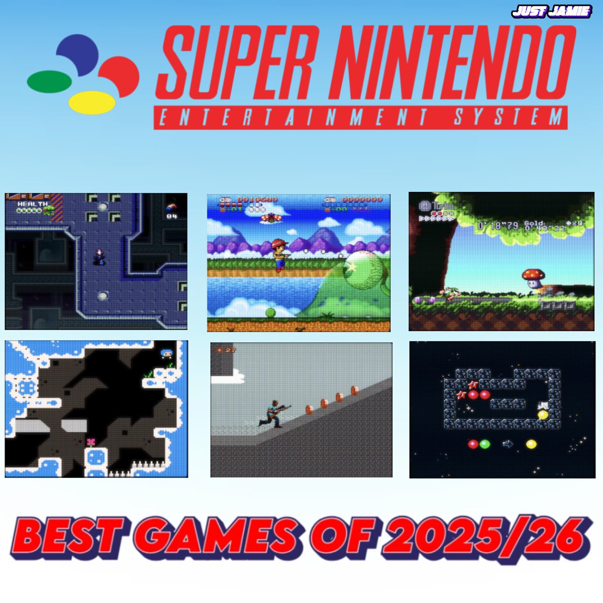 justjamie1983's tweet photo. Just under 10 of the best homebrew Super Nintendo/Super Famicom games that have released this year - also includes an RPG game which is currently in development.
https://t.co/kgb5gnmAFY
#snes #supernintendo #snesgames #justjamie https://t.co/QI9nhllWPH