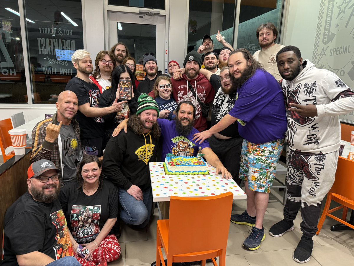 cabanamandan's tweet photo. My heart is full and my present life is complete. 🥰 

Thank you professional wrestling. It was one hell of a journey. https://t.co/3dkHY5g8xT