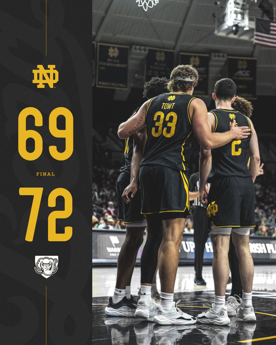 NDmbb's tweet image. final from Purcell.

#GoIrish☘️