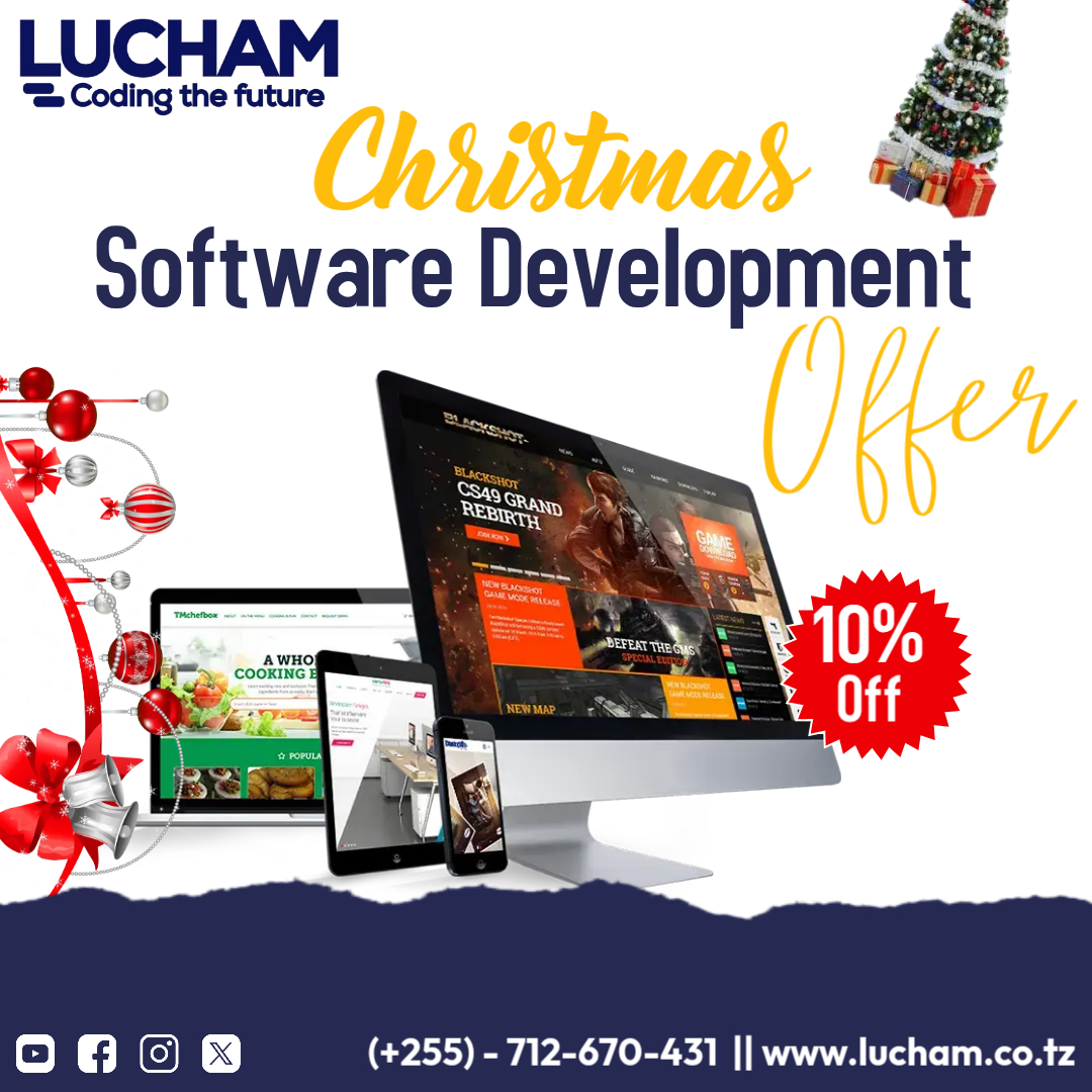 lucham_tz's tweet image. #lucham_tz #softwarwengineer #softwaredeveloper #techhouse #techtanzania #tech #technology  visit lucham.co.tz
@lucham_tz
@lucham_tz
@CodingTheFuture