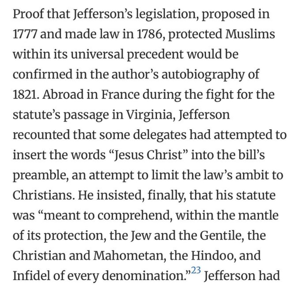 souljagoyteller's tweet image. From the Virginia Statute of Religious Freedom, written by Thomas Jefferson: