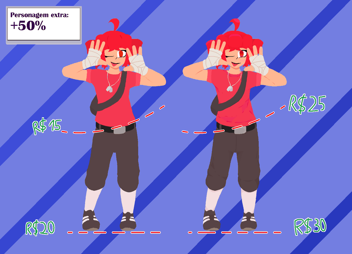 AnthonyP0tato's tweet image. COMMS ABERTAS!!
QUEM QUISER CHAMA NA DM
MAIS INFORMAÇÕES ABAIXO
#commsopen #BRart