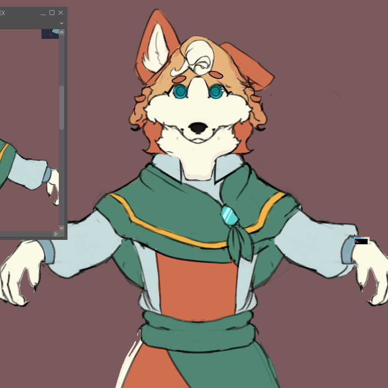 FunFreshNew's tweet image. been awhile, redesigning her 
bald no more