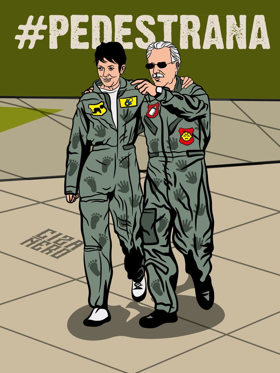 Tremenda caricatura del pedófilo Andrés Pastrana.