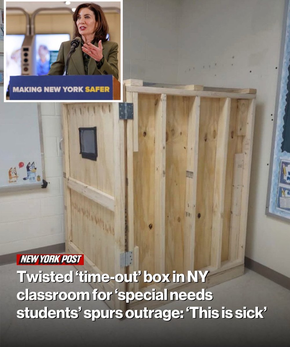 uncledoomer's tweet image. putting my stupid chud kid in the 2x4 and plywood framed crashout box