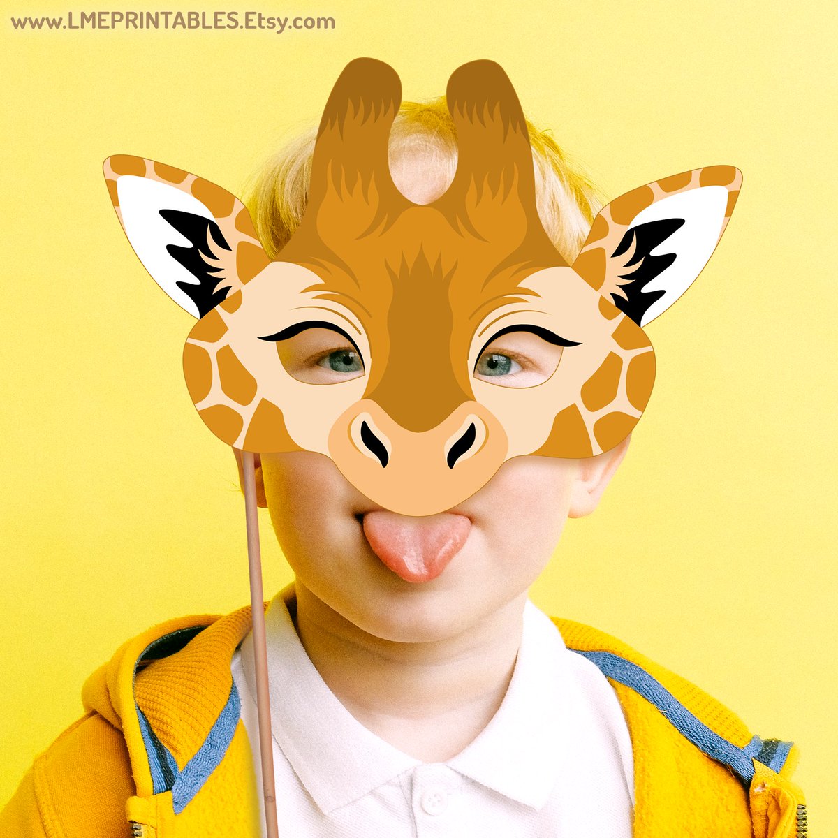 lmeprintables's tweet photo. Giraffe Printable Mask Costume Safari Animal Africa Photo Booth Birthday Halloween DIY Party Favor School Church Noah Ark Activity Kid Adult https://t.co/bVztVONbiR via @Etsy #giraffemask #giraffecostume #carnivalmasks #animalmasks #africananimalmasks #schoolactivity #diymasks https://t.co/h5rzvcsGzg