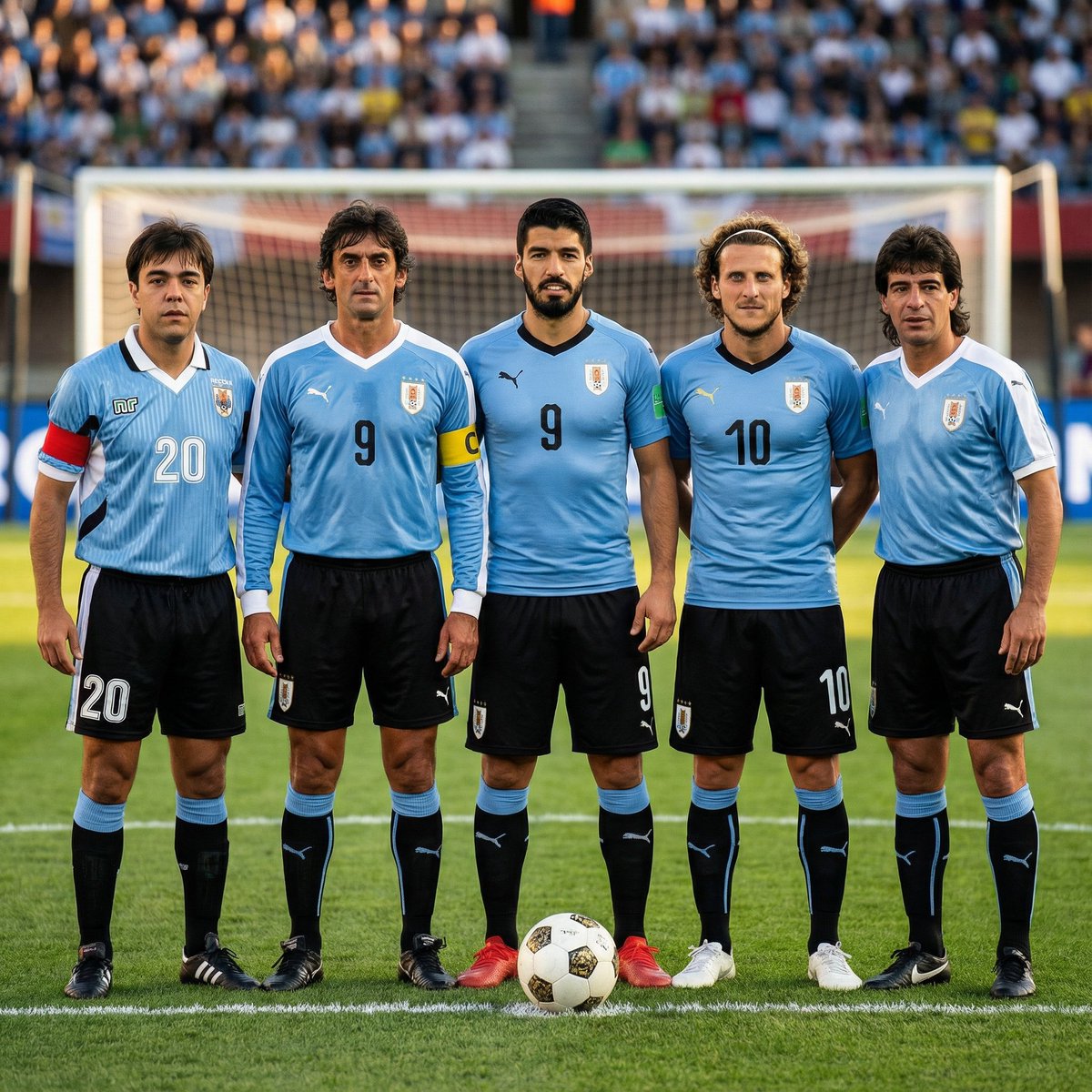 fspuy's tweet image. Ultima pelota, tiro libre en la media luna.
Uruguay va perdiendo 1-0. ¿Quién patea?