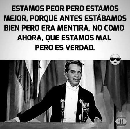 Tras leer y escuchar muchos análisis de las elecciones en Extremadura,  me quedo con el gran Cantinflas, que resume estas noches electorales muy bien