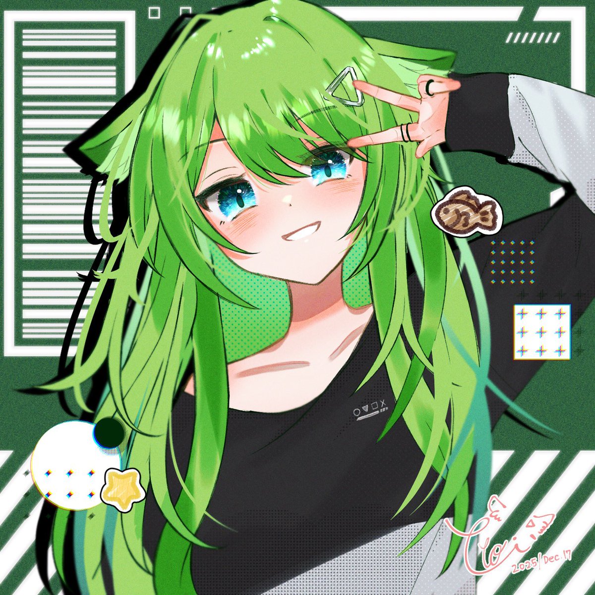 ⭐︎snakelion 様⭐︎ VRC_VERMILION おはようございます〜(ºωº э)З 誕生日に書いてくれた