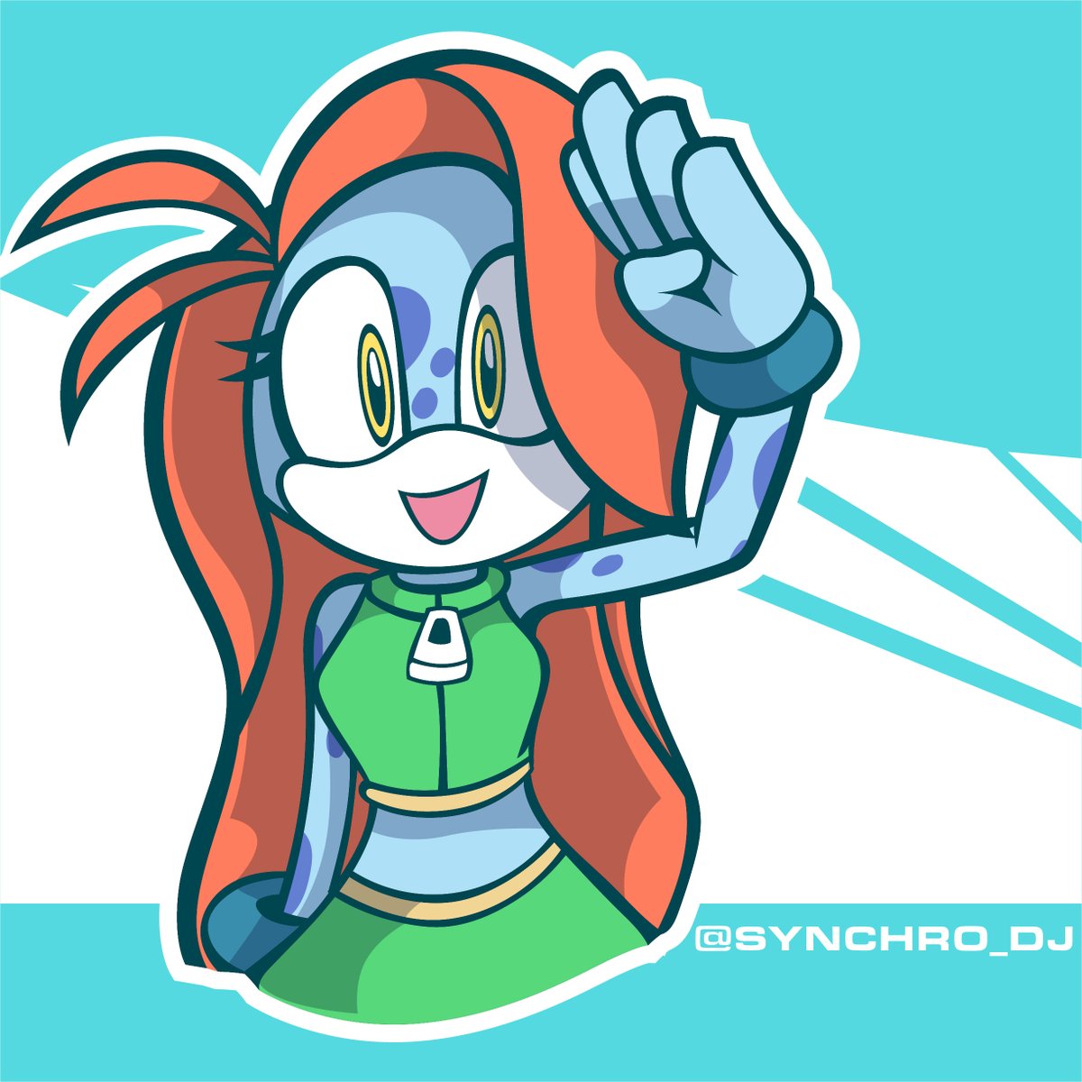 Synchro_DJ's tweet image. 🩵 Cyan is done. Bring me your 🍇 purple characters!