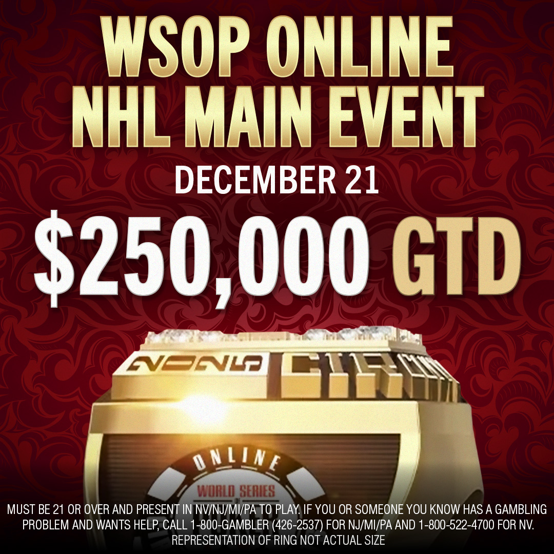 WSOPOnlinePoker's tweet image. It's Main Event Day! Join us for WSOP Online Circuit Event #11- $250,000 No Limit Hold'em now. Buy-in for $525 and go for your shot at the gold champion ring.