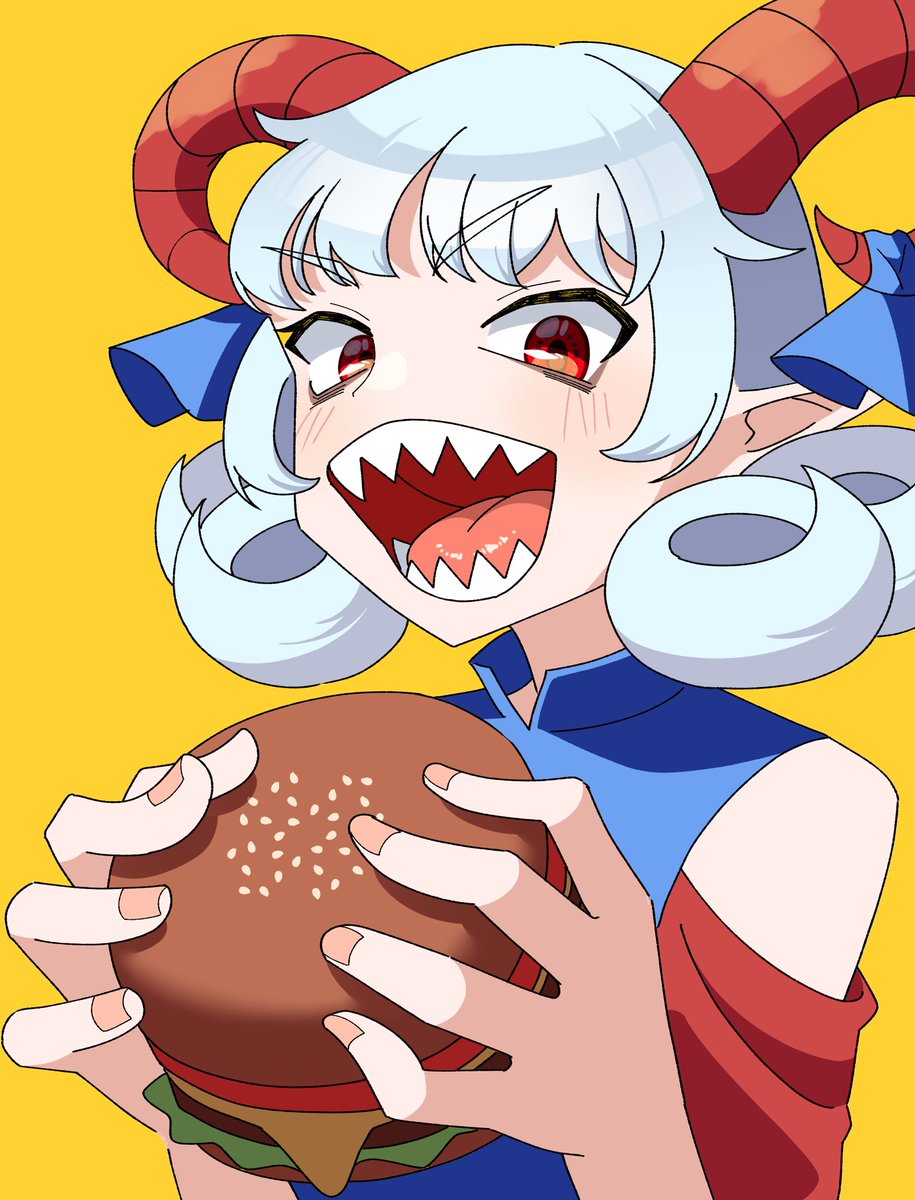 いただきまーす！
 #東方Project  #饕餮尤魔  #絵描きさんと繋がりたい  #東方おくち部