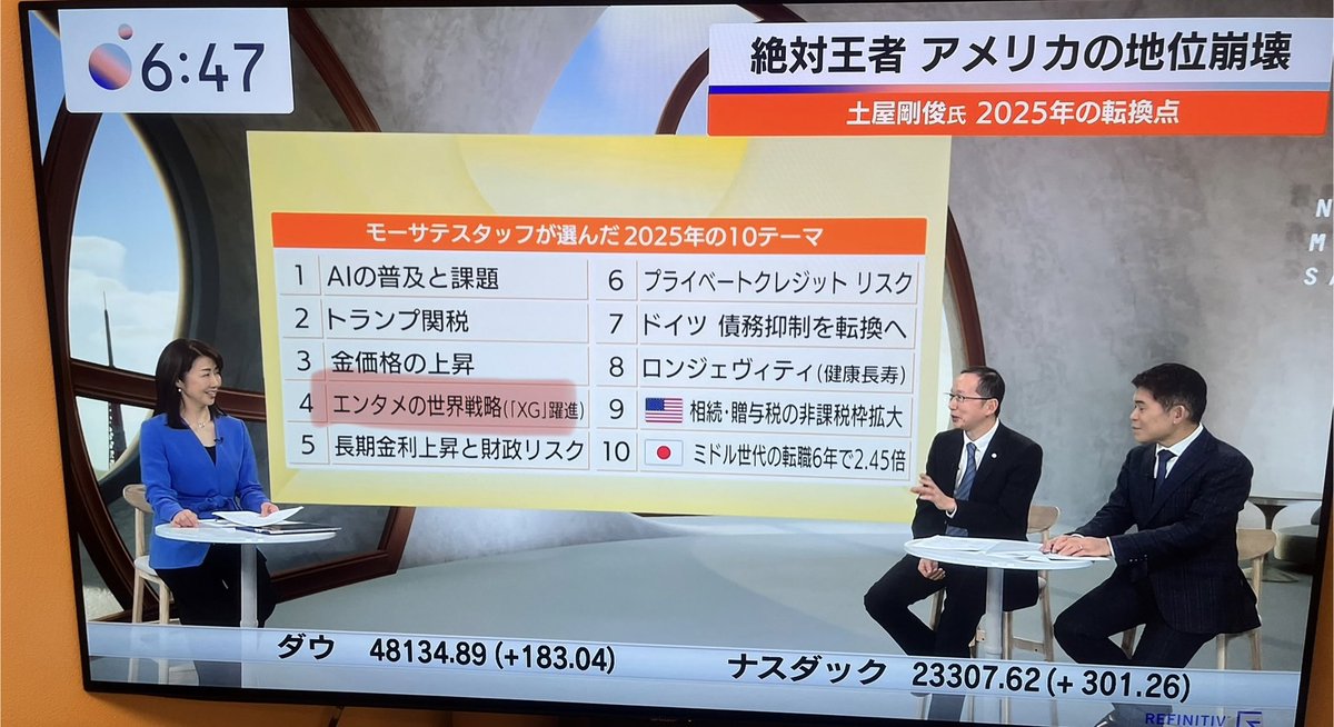 朝起きたらこれ

＿人人人人人人人人＿
＞　モーサテにXG　＜
￣Y^Y^Y^Y^Y^Y^￣