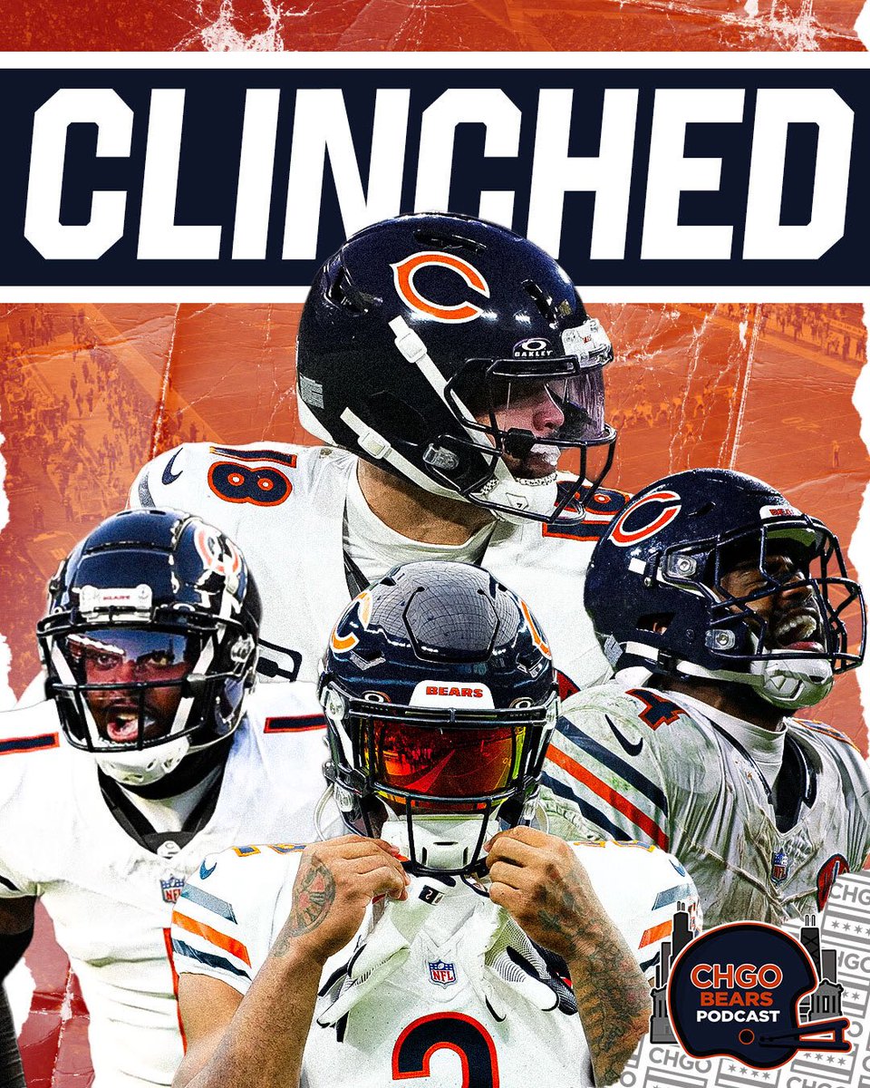 THE CHICAGO BEARS ARE PLAYOFF BOUND🍾🍾🍾