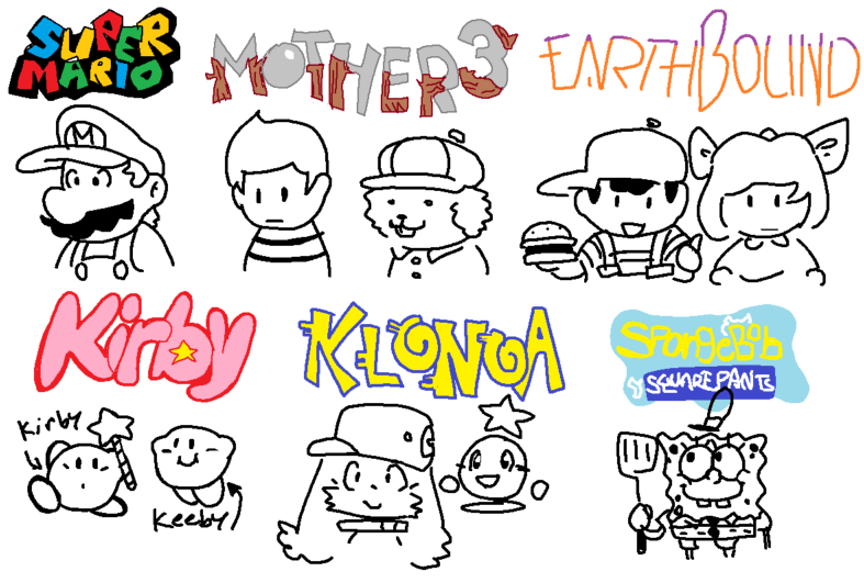 doodle of (some of) the things i like.