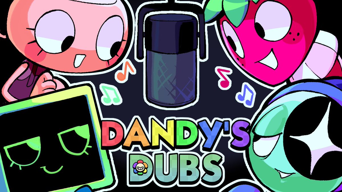 Spoogynova's tweet image. hey guys HEY GUYS
I GOT 26 VOICE ACTORS TO VOICE ALL THE NON-EVENT TOONS IN DANDY'S WORLD !!!
it premieres in like 15 minutes YOU GUYS SHOULD WATCH IT !!

(link in repliessss)