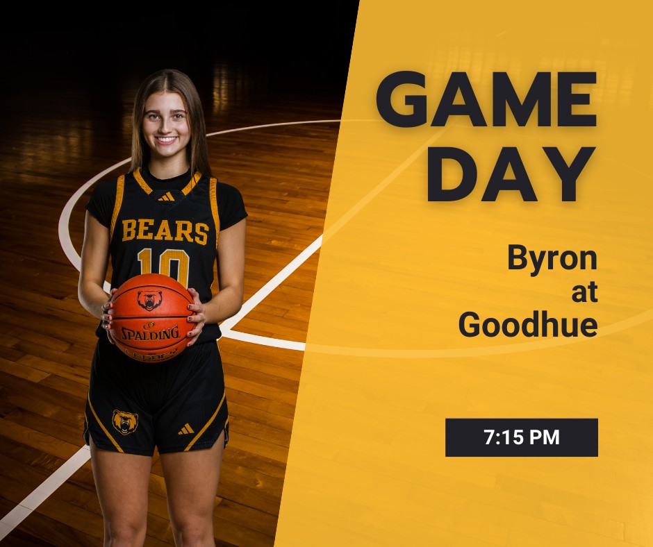 ByronGirlsHoops's tweet image. Another night, another opportunity. The Bears travel to Goodhue tonight for their third game in four days. Come cheer the girls on!
