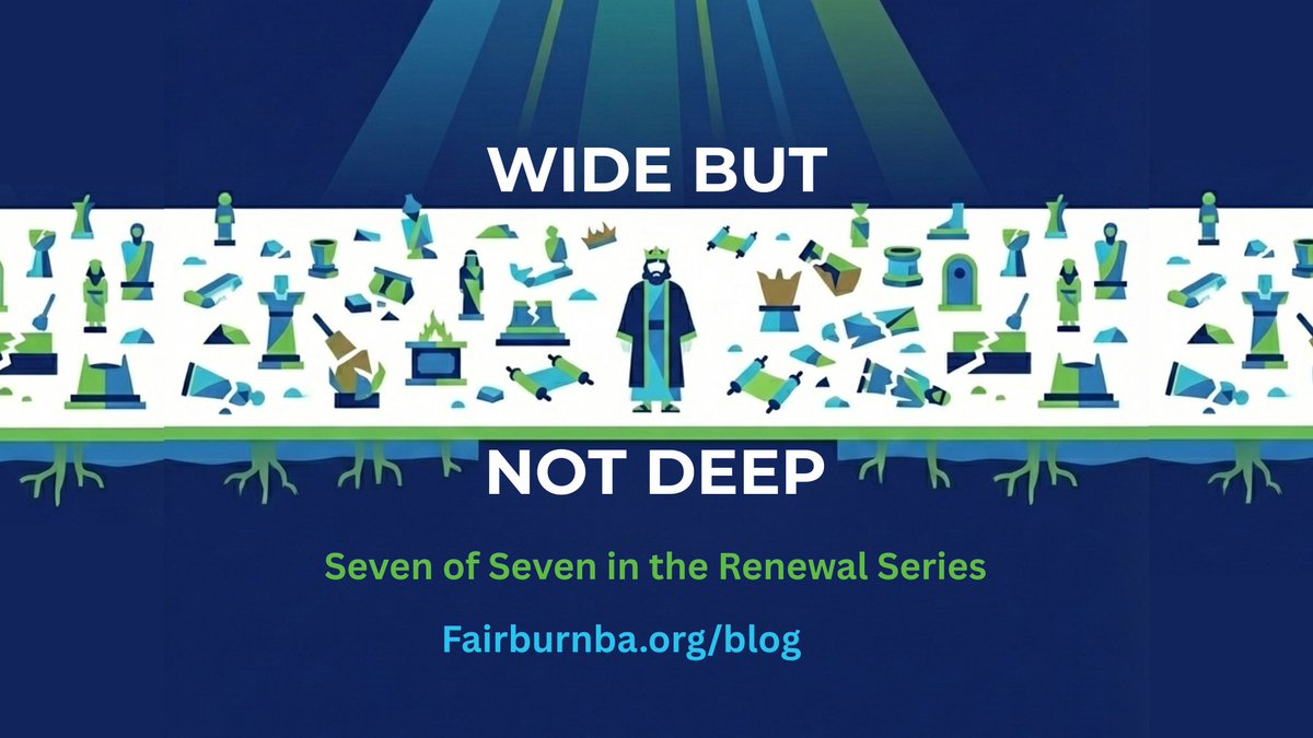 FairburnBA's tweet image. "Wide But Not Deep": Learn from King Josiah's story about the limits of external change without internal transformation. Discover insights for your own spiritual renewal. Read more: f.mtr.cool/faivkhopyc