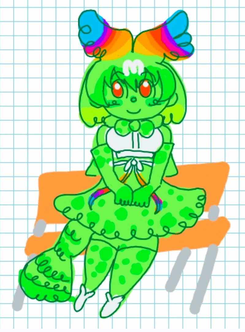 I wanted to redo a little drawing I made about two years ago! I wanted to use glitter in the back piece, but it kinda was a fail. I like the rest though!