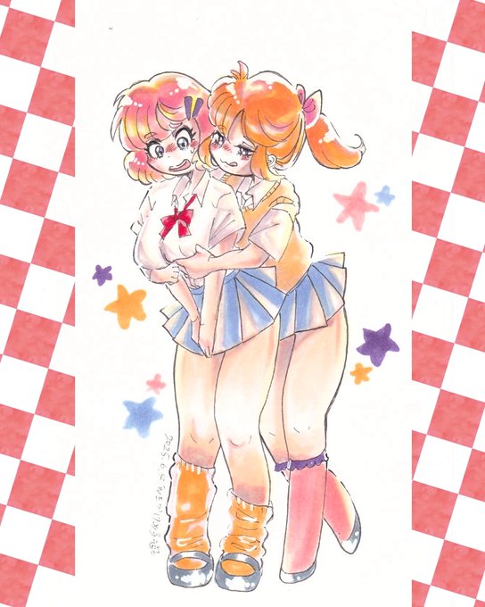 独占

#創作百合
#イラスト 