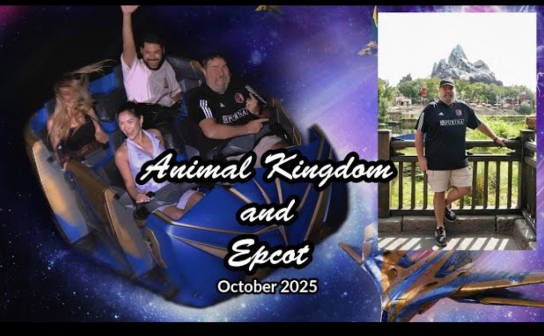 A little visit to Animal Kingdom and Epcot from October. Lol. It takes me a while to edit stuff!

Video here ——>

youtu.be/J12pEfZUghI?si…