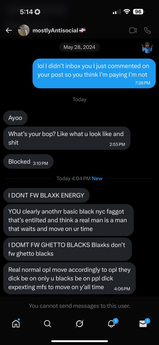 ControBait's tweet photo. Imagine being miserable and you’re an average looking 🥷🏿and your dick skinny and little 🤣🤣🤭. U DL 🥷🏿are a mess https://t.co/Ey2C4GqHBZ