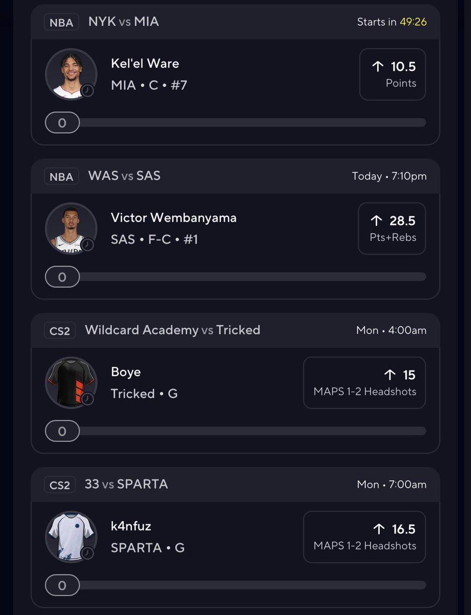 NBA | CS2  10x 🌪️🩸

prizepicks.onelink.me/gCQS/shareEntr…

#PrizePicks #PrizePicksGG #esports #sports #NBA #MiamiHeat #HeatNation #CS2
