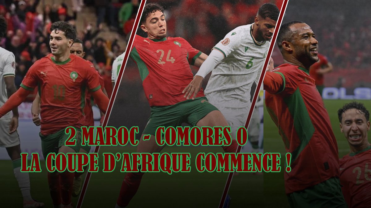 Le débrief est dehors ! 
Avec le frérot <a href="/Lodbroking/">Ligne Editoriale 🇲🇦 : 13/12/25 🥺 x 04/01/26 🥺</a> pour parler de ce Maroc - Comores :)

Allez voir ça : youtu.be/IqLSeSgQikU