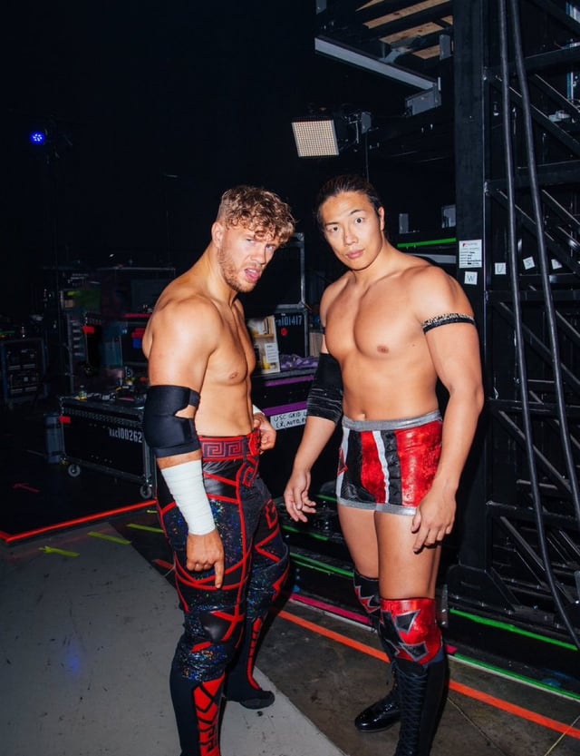 santielagu's tweet image. This duo would have greatly benefited the AEW tag team division.

#AEW