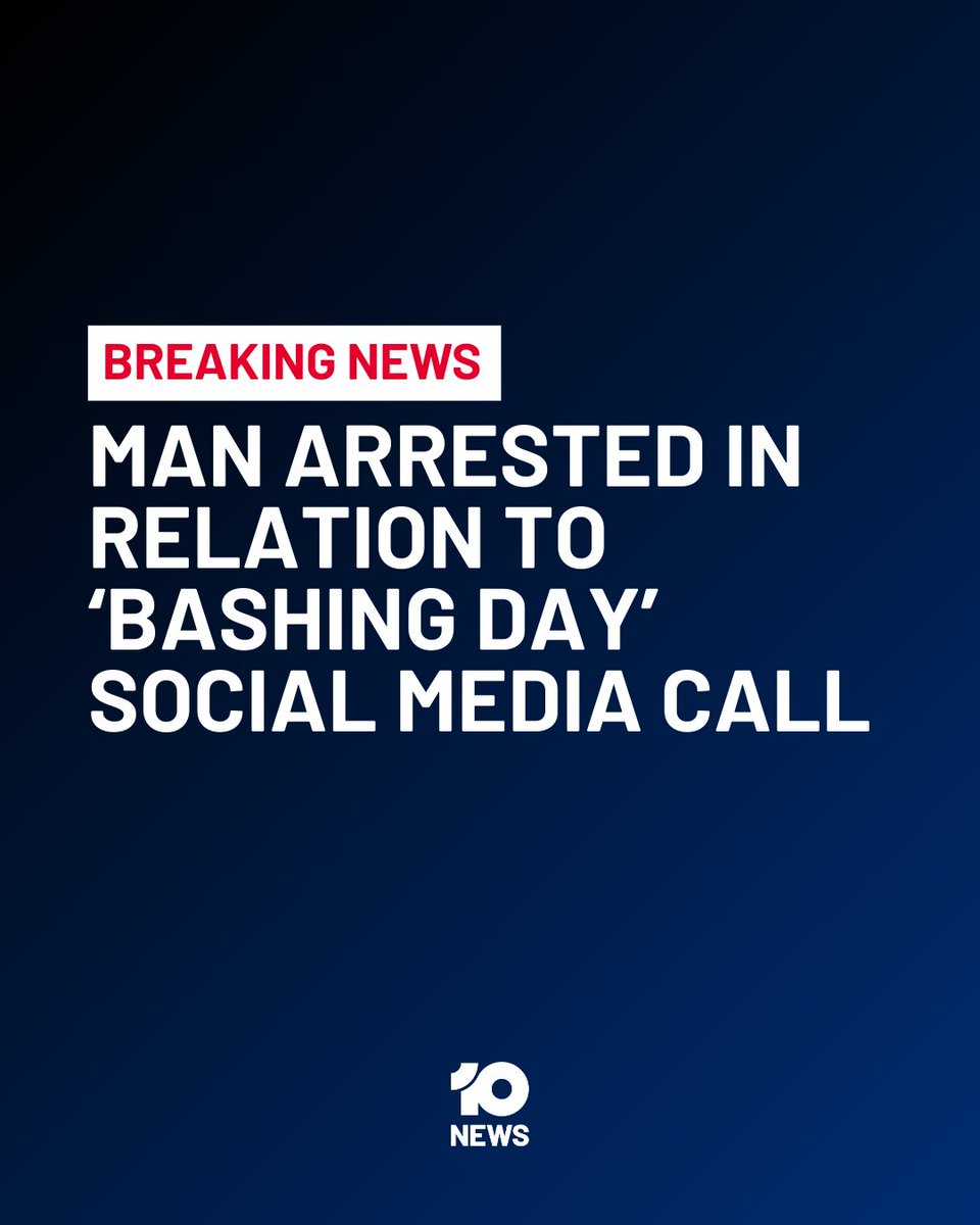 NSW Police have charged a man in relation to a viral "Bashing Day" post that contained an alleged violent call to action for Cronulla Beach following the Bondi shooting.

Police confirmed that a 20-year-old man from Narara was arrested on Sunday and taken to Gosford Police